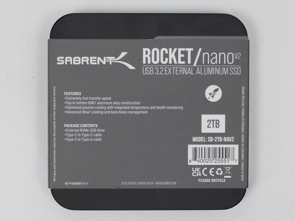 Sabrent Rocket Nano v2 2 TB Review