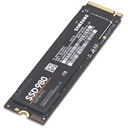 Samsung SAMSUNG 980 SSD 1TB 1TO PCle 3.0x4, NVMe M.2 2280