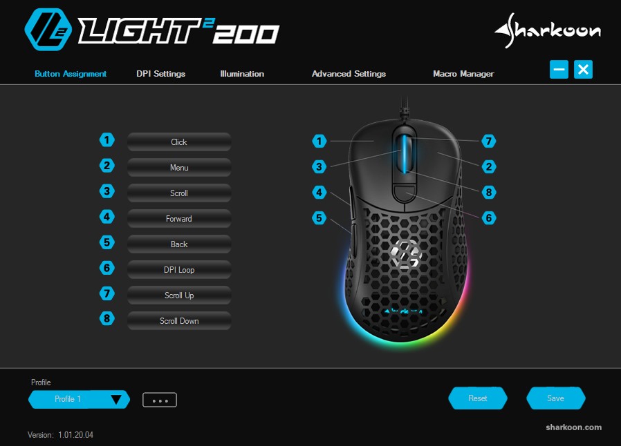 Sharkoon Light² 200 Review - Software & Lighting | TechPowerUp