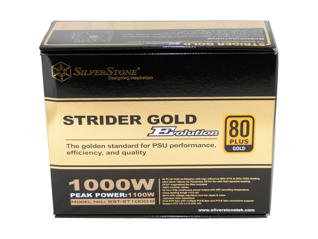 SilverStone Strider Gold Evolution 1000W Power Supply Review - PC