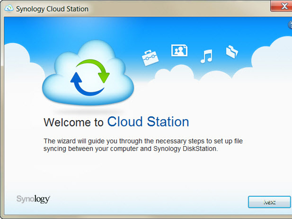 synology cloud station drive access to existing folder