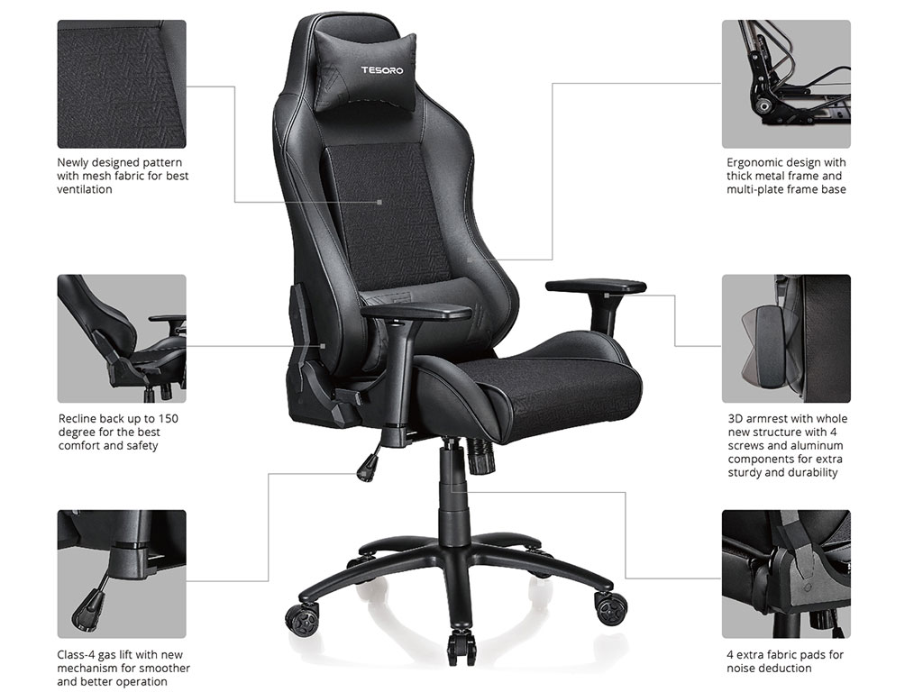 Tesoro Alphaeon S2 Gaming Chair Review - Assembly & Initial Impression ...