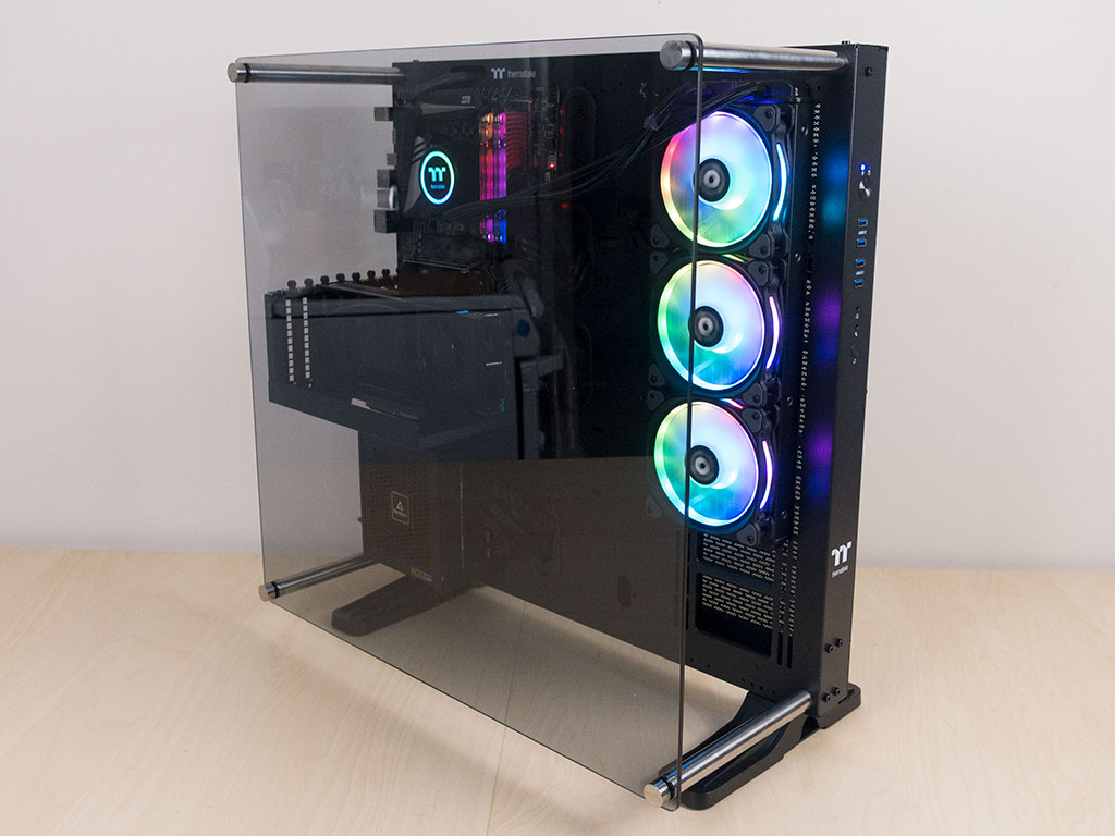 Thermaltake Core P5 TG V2 Black Edition Review - Assembly & Finished ...