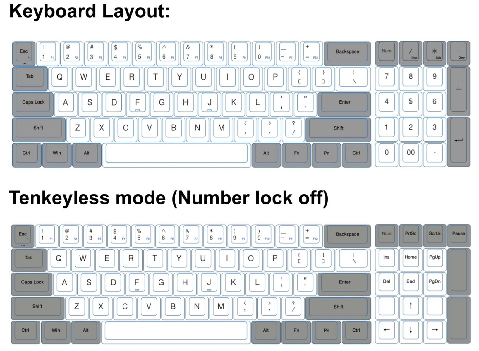 vibe led gaming keyboard