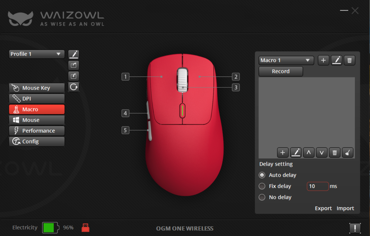 Waizowl OGM Pro Review - Software & Battery Life | TechPowerUp