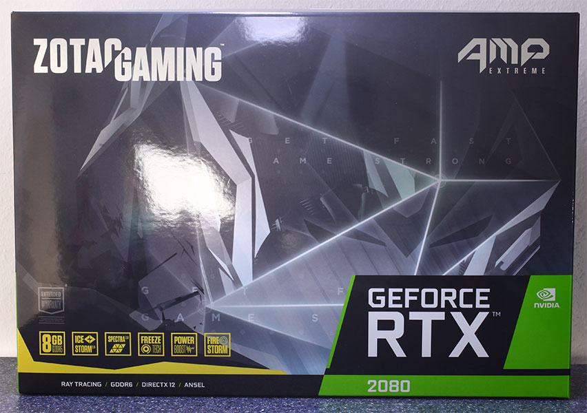 Zotac GeForce RTX 2080 AMP Extreme 8 GB Review - Packaging & Contents ...